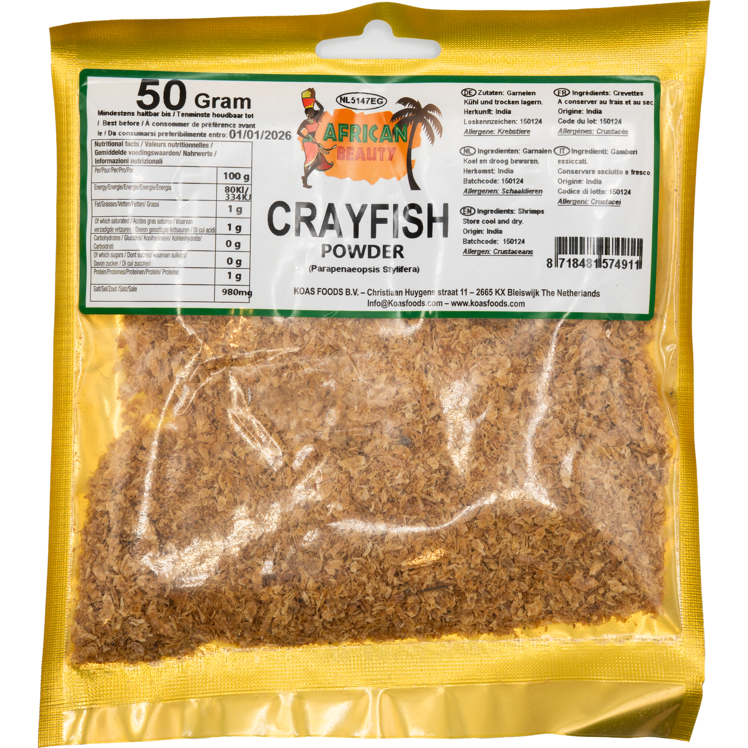 African Beauty – Crayfish Powder (50 g)