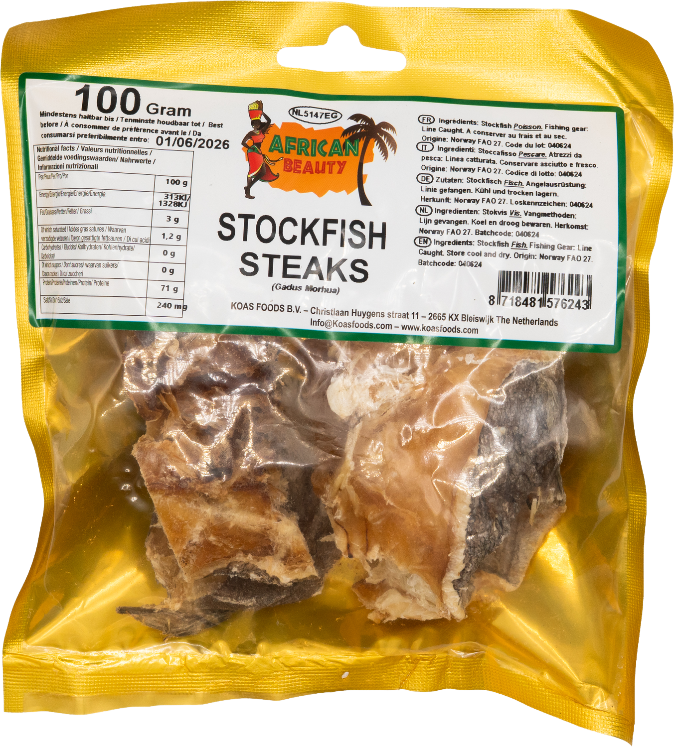 African Beauty - Red Smoked Shrimps (80 g)