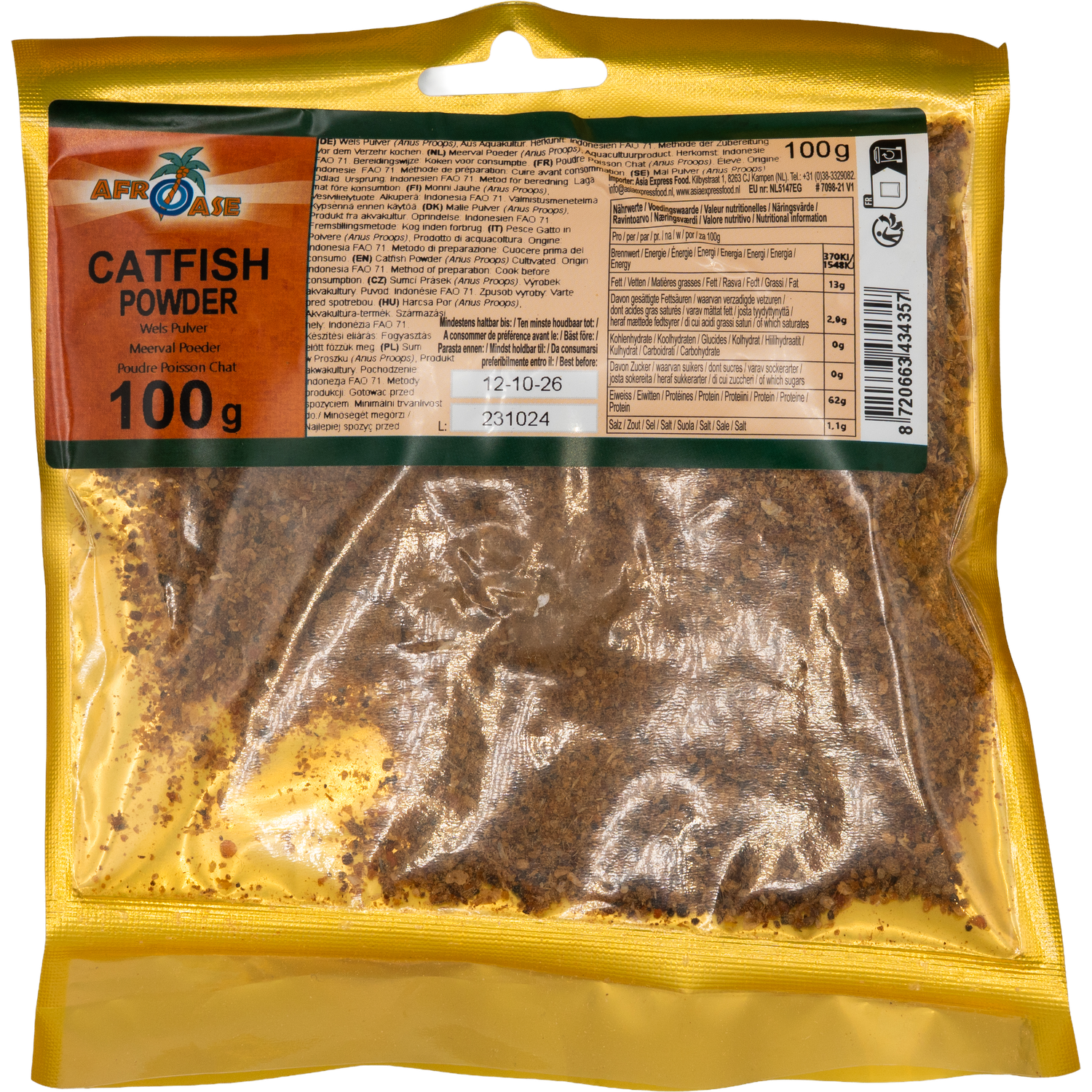 Afroase - Catfish Powder (100g)
