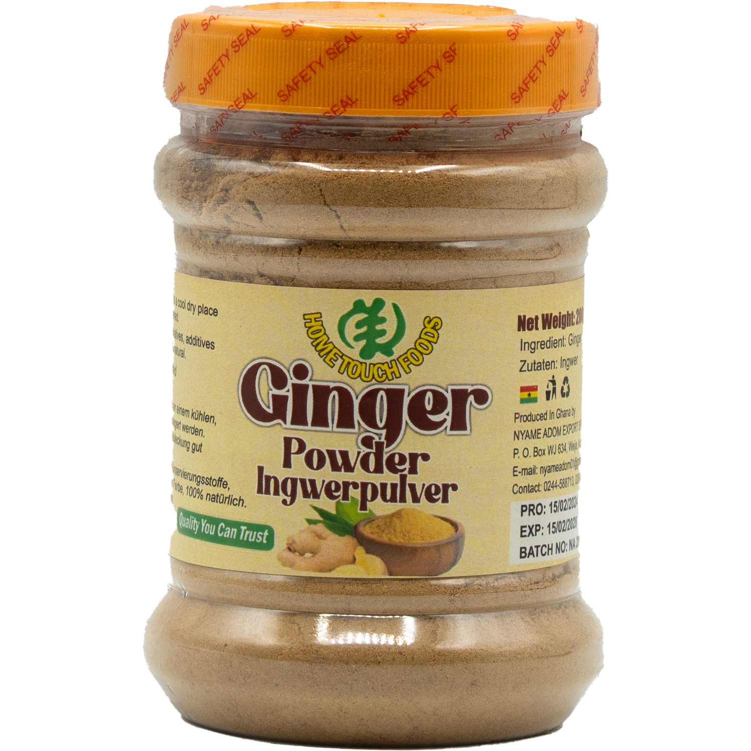 Home Touch Foods - Ginger Powder (200 g)