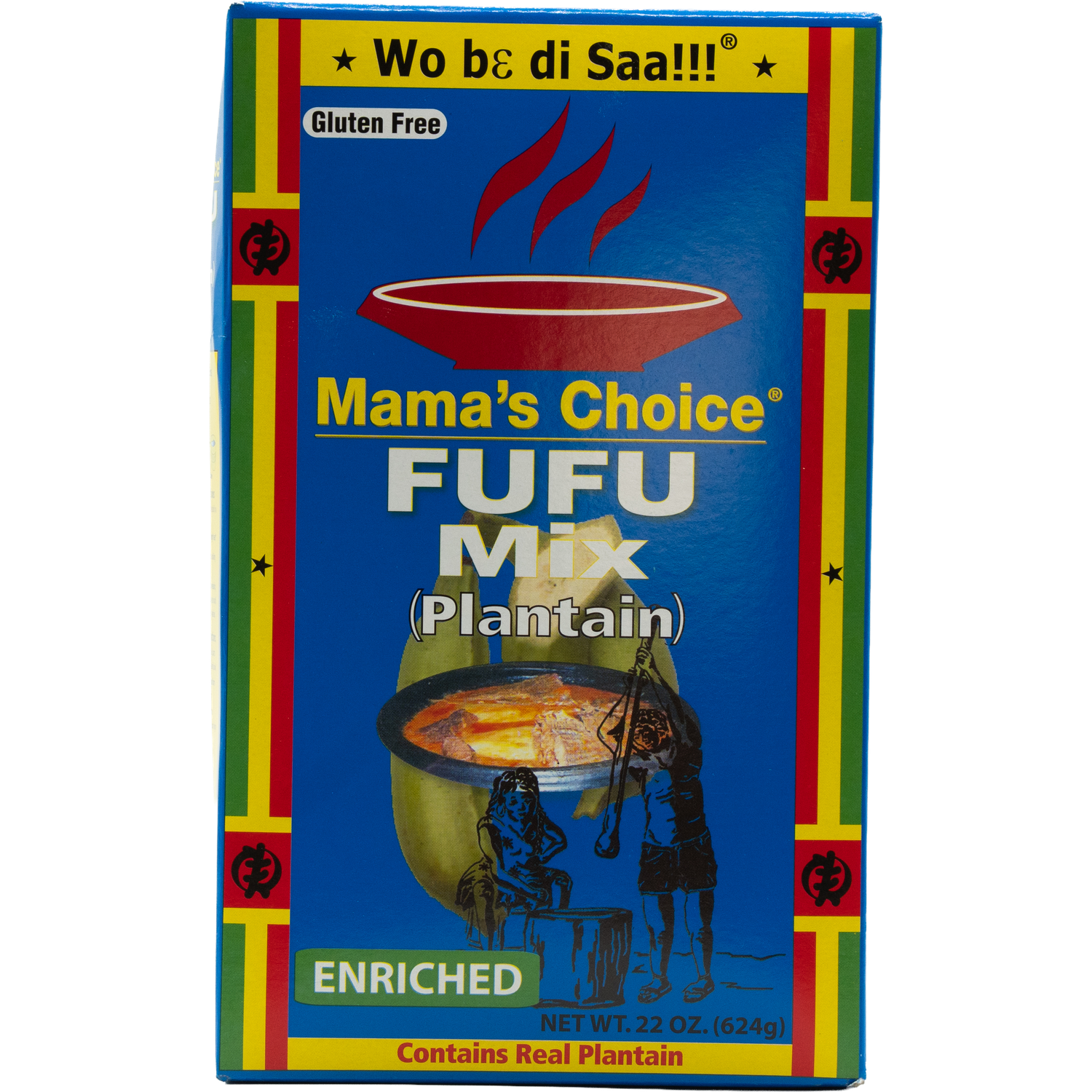 Mama's Choice - Fufu Mix (Plantain) (624g)