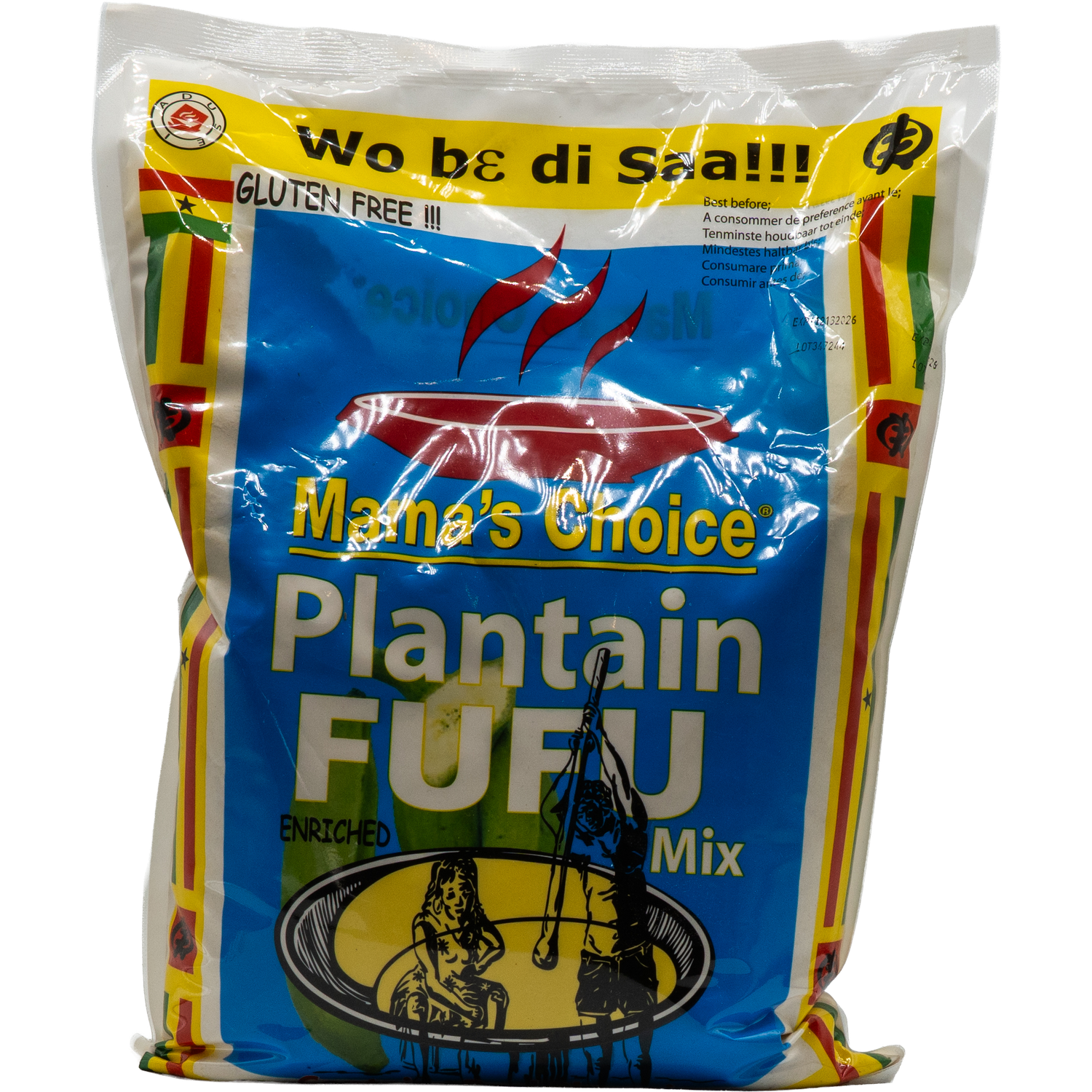 Mama's Choice - Plantain Fufu Mix (4,536g)
