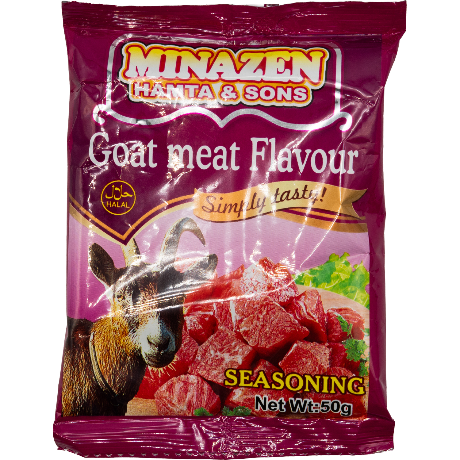 Minazen Goat Meat Flavour – Würzmischung mit Ziegenfleischgeschmack (50 g)