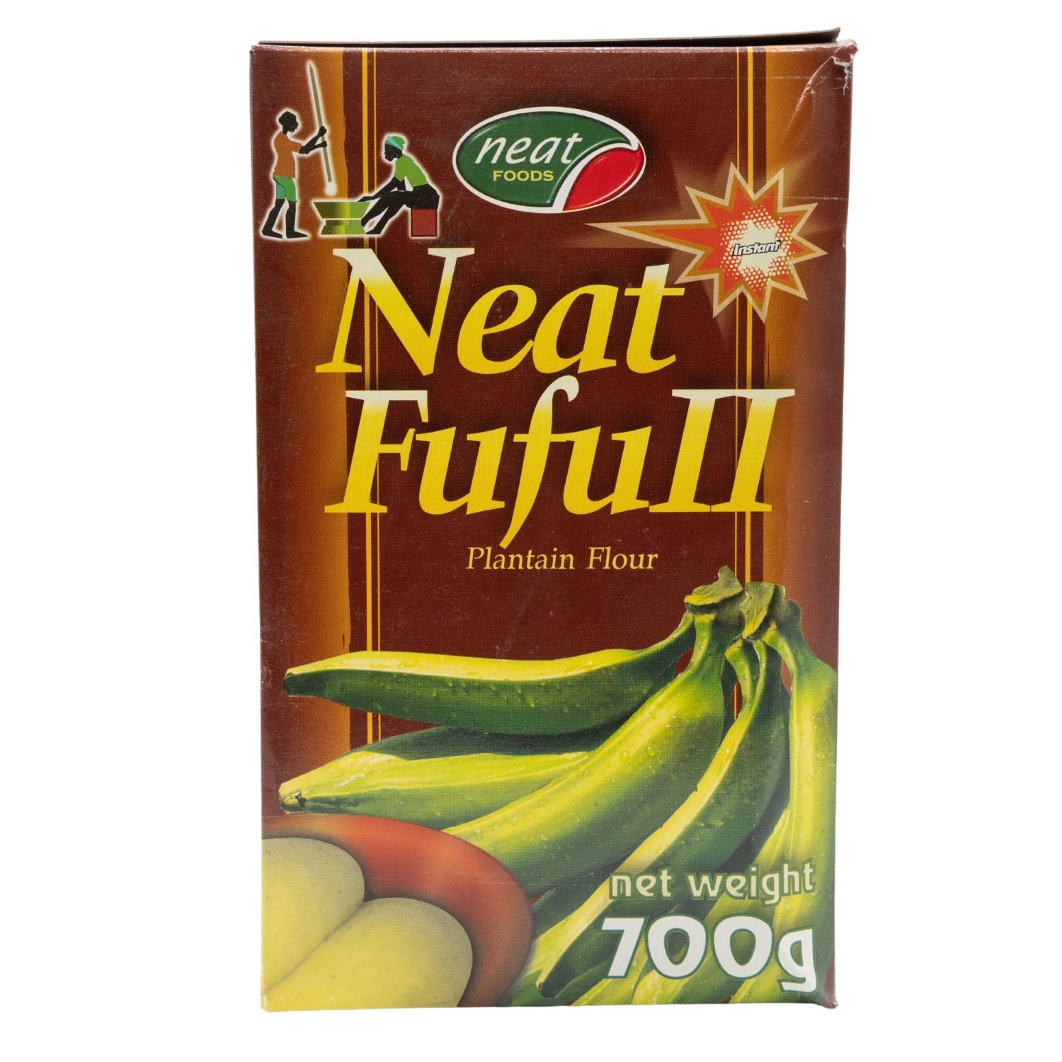 Neat Foods - Yam Fufu, Cocoyam Fufu & Plantain Fufu (700g)