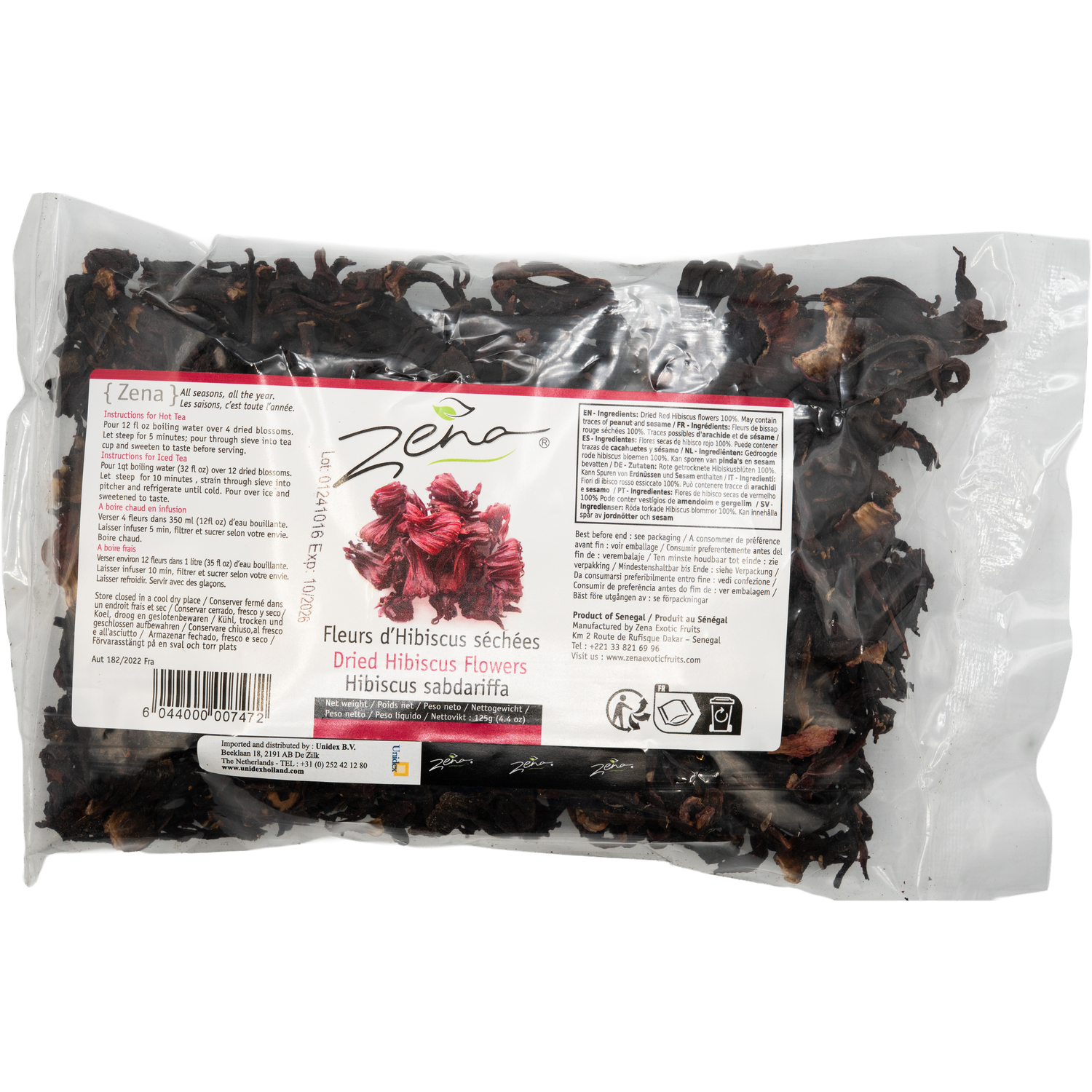 Zena – Getrocknete Hibiskusblüten (Hibiscus sabdariffa)