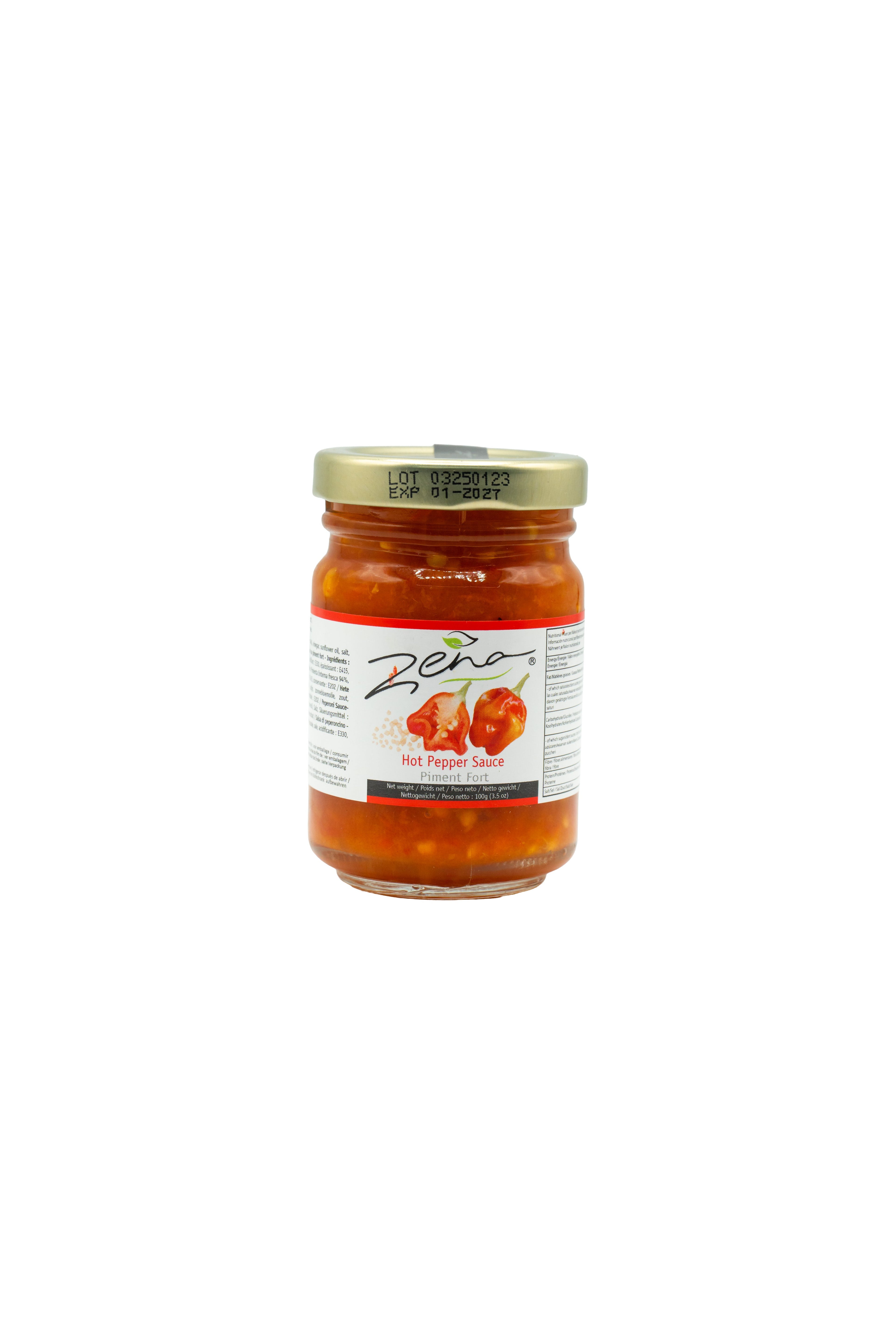 Zena Hot Pepper Sauce – Piment Fort- 100g